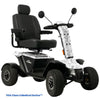 Image of Pride Baja Wrangler 2 Heavy Duty Scooter White Camo Color 