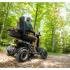 Image of Pride Baja Wrangler 2 Heavy Duty Scooter with Rider Right Backside View