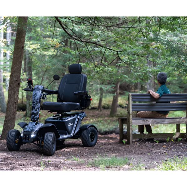 Pride Baja Wrangler 2 Heavy Duty Scooter with Rider View 2