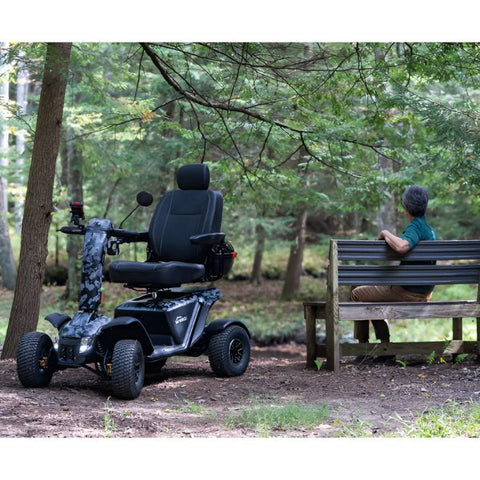 Pride Baja Wrangler 2 Heavy Duty Scooter with Rider View 2