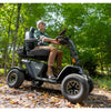 Image of Pride Baja Wrangler 2 Heavy Duty Scooter with Rider View