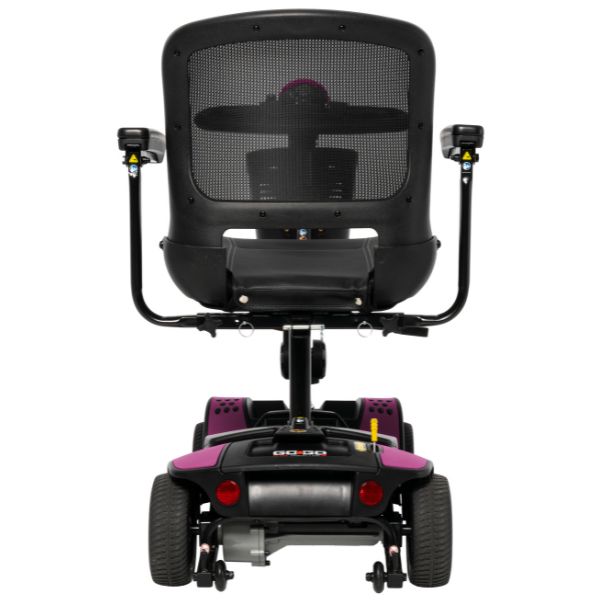 Pride Go-Go Elite Traveller 2 Platinum Sugar Plum Back View