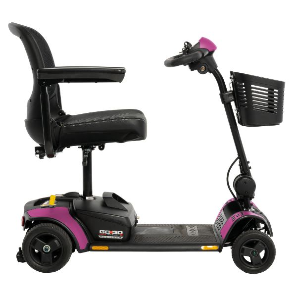 Pride Go-Go Elite Traveller 2 Platinum Sugar Plum Right Side View