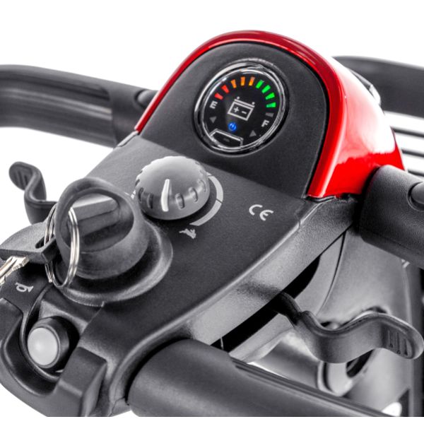Pride  Go-Go Sport 4-Wheel Scooter With EZ Turn S74 Control Panel