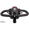 Image of Pride  Go-Go Sport 4-Wheel Scooter With EZ Turn S74 Showing its Control Panel and Wrap Around Hand Grip