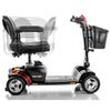 Image of Pride  Go-Go Sport 4-Wheel Scooter With EZ Turn S74 Showing the Seat Can Turn 360 Degrees