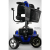 Image of Pride  Go-Go Sport 4-Wheel Scooter With EZ Turn S74 in Blue Color  Front View