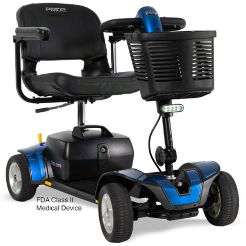 Pride  Go-Go Sport 4-Wheel Scooter With EZ Turn S74 in Blue Color