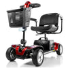 Image of Pride  Go-Go Sport 4-Wheel Scooter With EZ Turn S74 in Red Color 