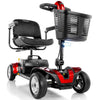 Image of Pride  Go-Go Sport 4-Wheel Scooter With EZ Turn S74 in Red Color 