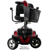 Image of Pride  Go-Go Sport 4-Wheel Scooter With EZ Turn S74 in Red Color  Front View