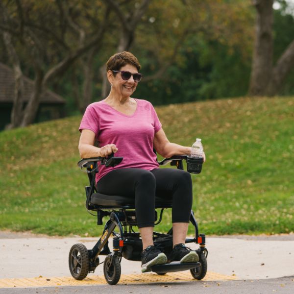 Pride Jazzy Carbon 27 Lightweight Folding Power Chair