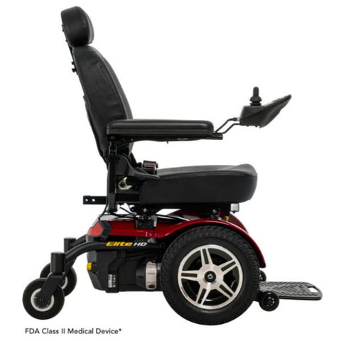 Pride Jazzy Elite HD Front Wheel Power Chair ELITE HD  Right Side View