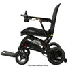 Image of Pride Jazzy Ultra Light Portable Power Chair Left Side View