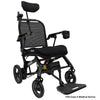 Image of Pride Jazzy Ultra Light Portable Power Chair with Headrest and Attendant Bracket Handle
