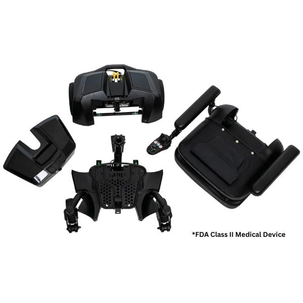 Pride Mobility Go-Chair MED Portable Power Chair Disassembled View