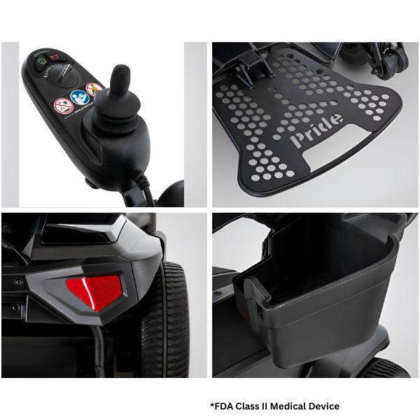 Pride Mobility Go-Chair MED Portable Power Chair – Electric Wheelchairs USA