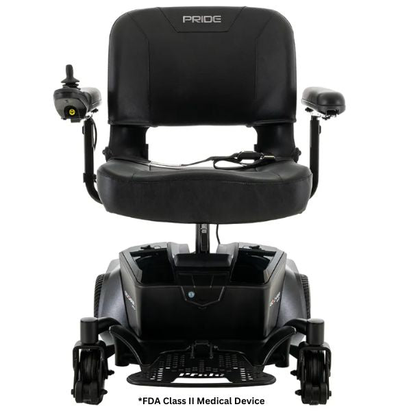Pride Mobility Go-Chair MED Portable Power Chair Front View