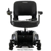 Image of Pride Mobility Go-Chair MED Portable Power Chair Front View