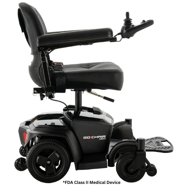 Pride Mobility Go-Chair MED Portable Power Chair Right Side View