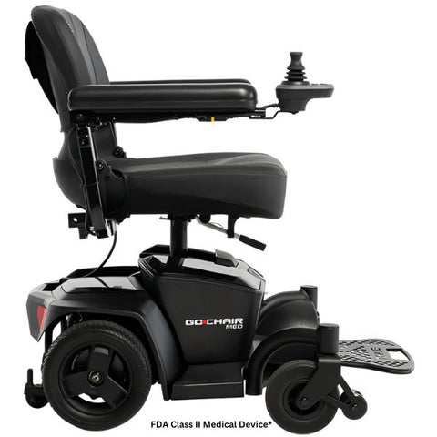 Pride Mobility Go-Chair MED Portable Power Chair Right Side View