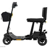Image of Pride Mobility Go-Go Super Portable SC15 4-Wheel Mobility Scooter Black Color Left Side View