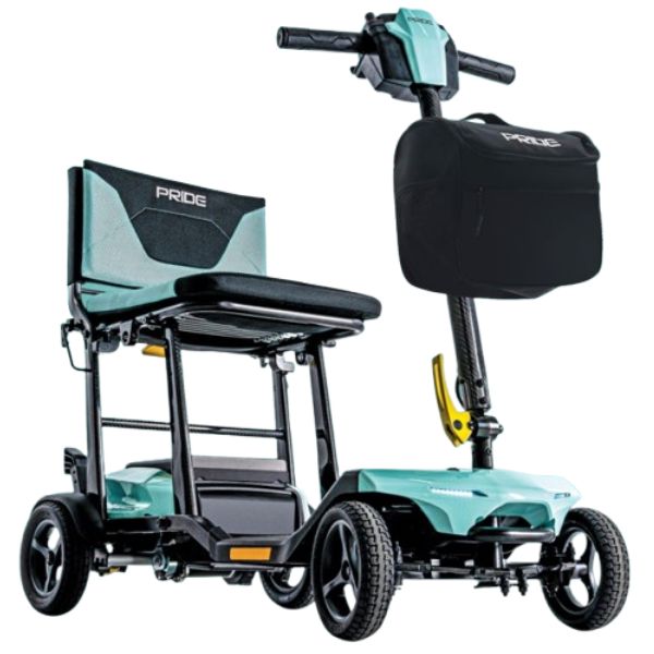 Pride Mobility Go-Go Super Portable SC15 4-Wheel Mobility Scooter Mint Color View