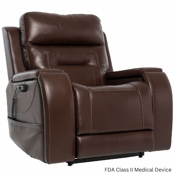 Pride Mobility VivaLift Premier Lift Chair PLR-5900 in Sorrento Coffee Fabric 