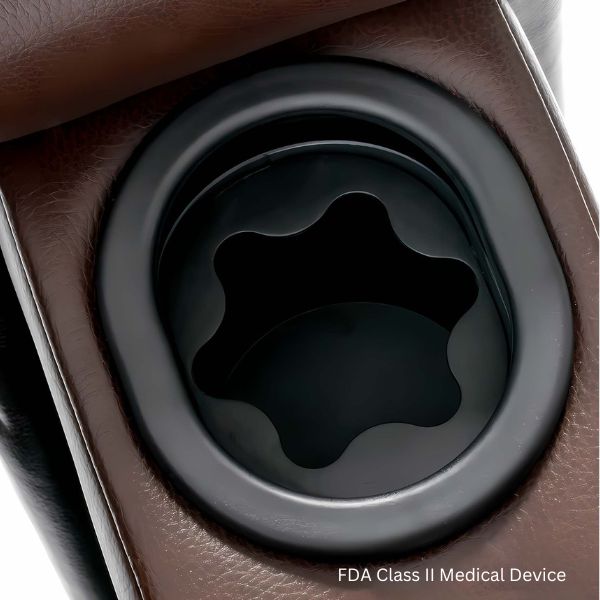 Pride Mobility VivaLift Premier Lift Chair PLR-5900 in Sorrento Coffee Fabric  Cup Holder