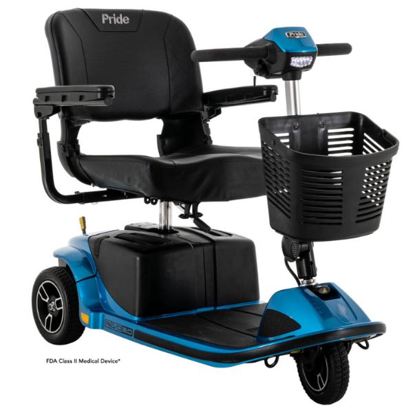 Pride Revo 2.0 3 Wheel Scooter S66 True Blue Right View