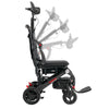 Image of Rascal Carbon Cruiser Folding Power Wheelchair Showing the Flipped Armrest