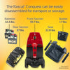 Image of Rascal Conquest 4-Wheel Portable Mobility Scooter Disassembled