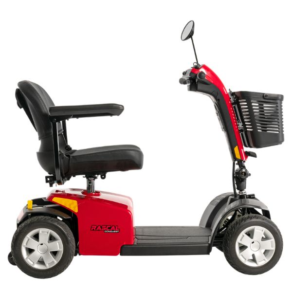 Rascal Conquest 4-Wheel Portable Mobility Scooter Right Side View