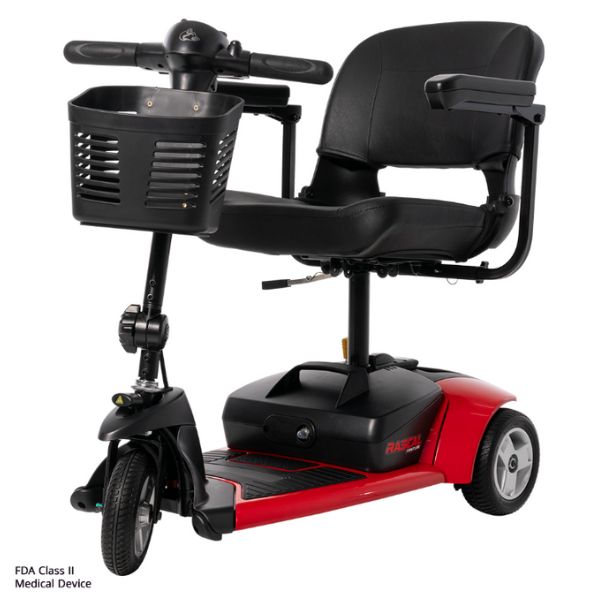 Rascal Venture 3-Wheel Portable Mobility Scooter Left Angle View