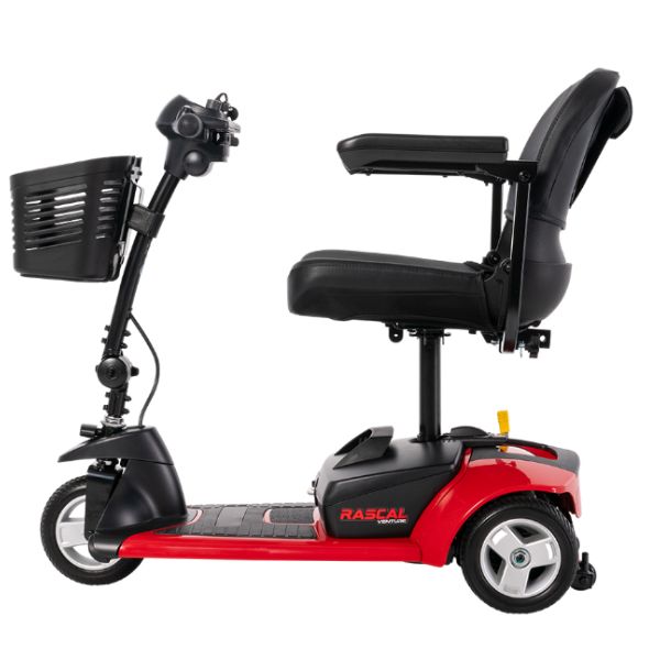 Rascal Venture 3-Wheel Portable Mobility Scooter Left Side View