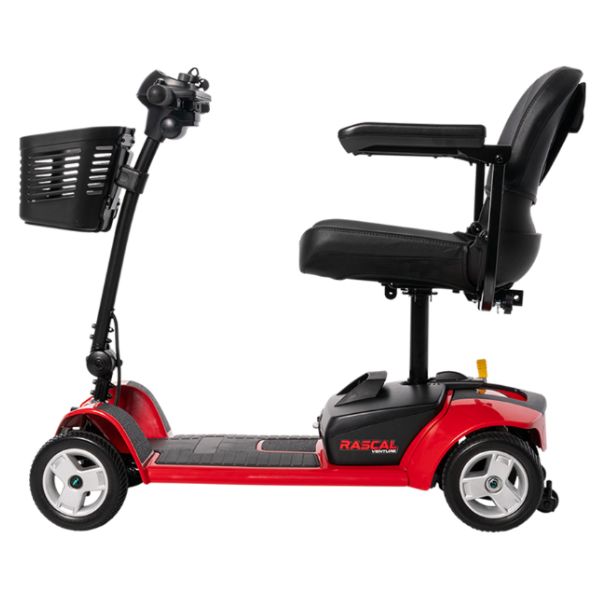 Rascal Venture 4-Wheel Portable Mobility Scooter Left Side View