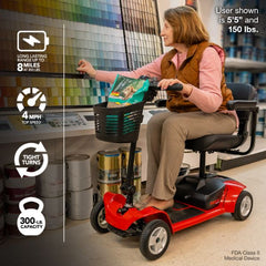 Rascal Venture 4-Wheel Portable Mobility Scooter (RSC49)