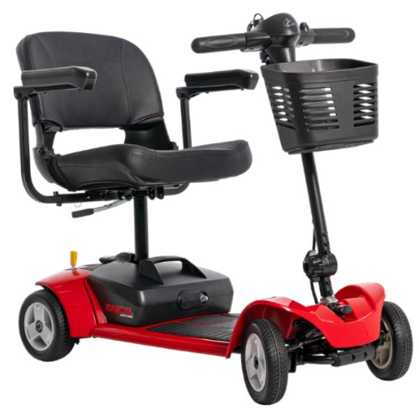 Rascal Venture 4-Wheel Portable Mobility Scooter Right Angle View