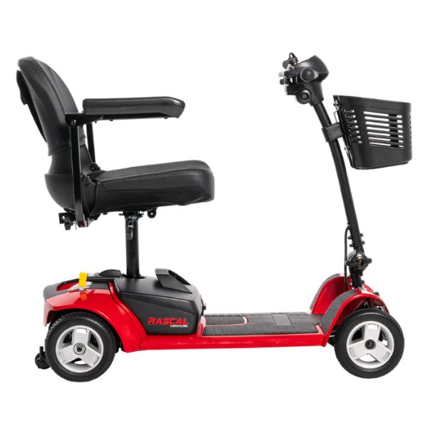Rascal Venture 4-Wheel Portable Mobility Scooter Right Side View