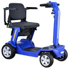 Reyhee Flex 4-Wheel Folding Electric Mobility Scooter Blue Color