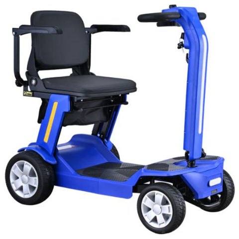 Reyhee Flex 4-Wheel Folding Electric Mobility Scooter Blue Color