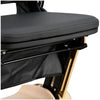 Image of Reyhee Flex 4-Wheel Folding Electric Mobility Scooter Tan Color Flding Bar Lever