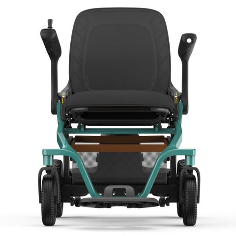 Robooter E40 Portable Electric Wheelchair Classic Green Color Front View