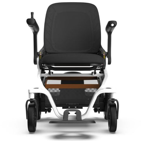 Robooter E40 Portable Electric Wheelchair Classic White Color  Front View