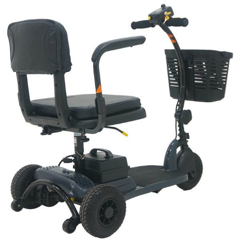 Shoprider Echo+ Portable 3-Wheel Mobility Scooter Righrt Backside View
