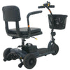 Image of Shoprider Echo+ Portable 3-Wheel Mobility Scooter Righrt Backside View