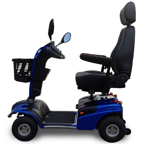 Shoprider Explorer Full Size 4-Wheel Mobility Scooter Left Side View