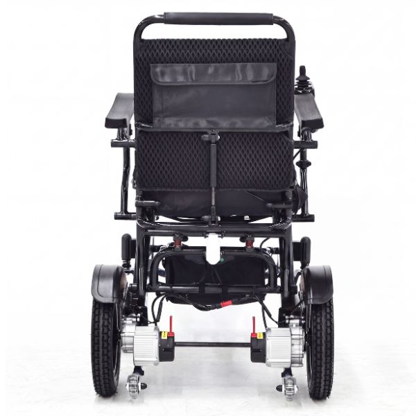 Sky Hawk Folding Reclining Wheelchair Rear View