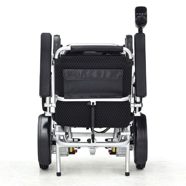 Sky Hawk Folding Reclining Wheelchair in Folding Position