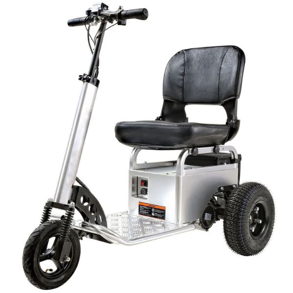 SuperHandy Electric Tugger Utility Tow Tractor Cart And Riding Scooter Left Upright View